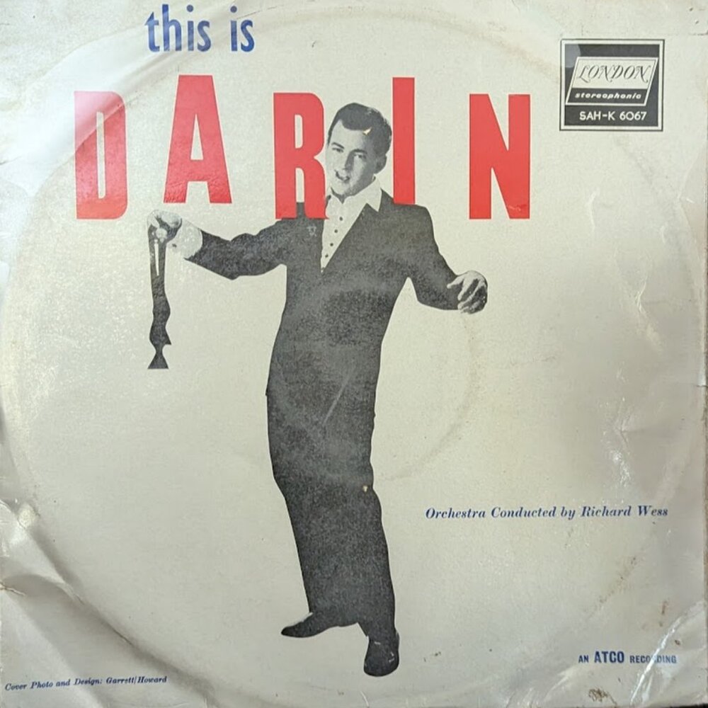 Bobby Darin This is Daren VTG Vintage Vinyl LP ATCO SD 33-115 Stereo 1960